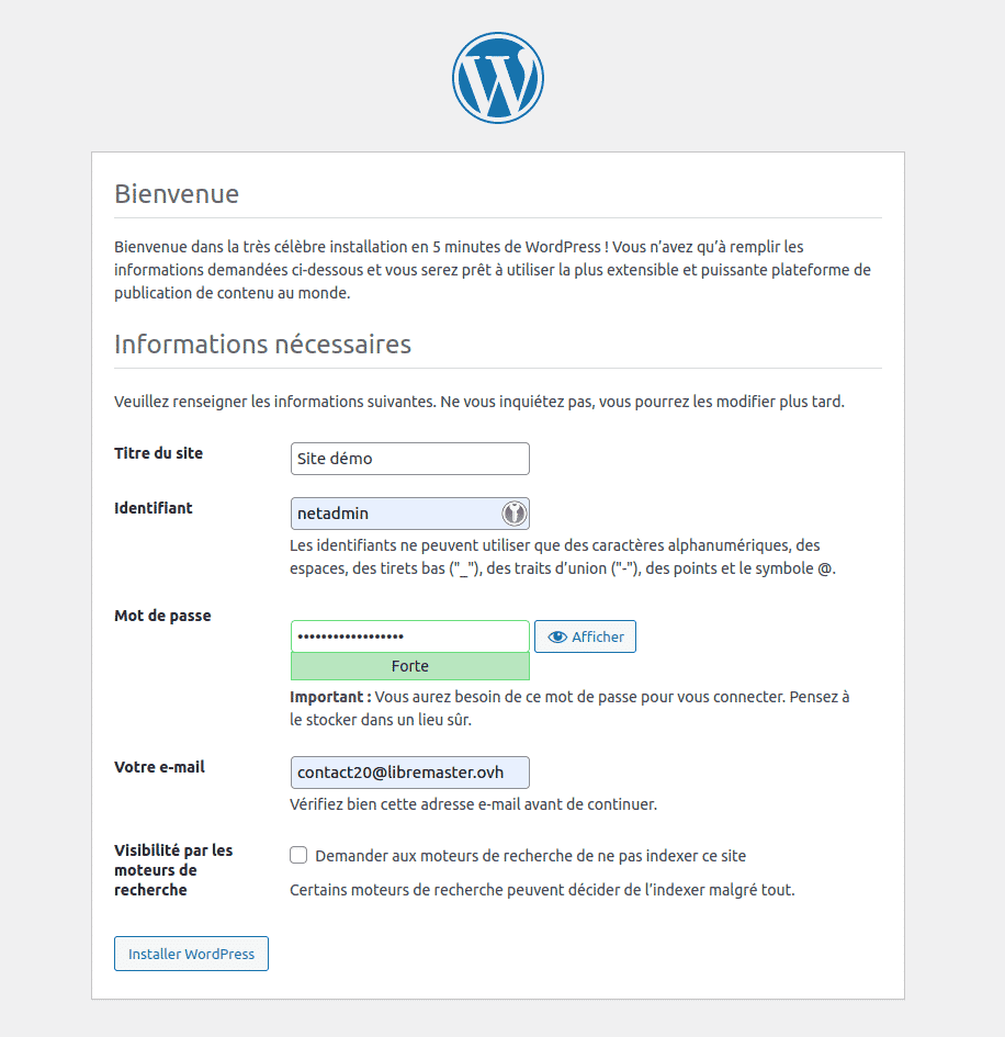 install wp vps ovh 6